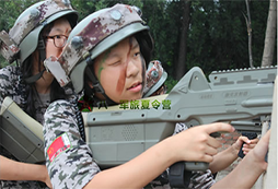 北京八一军事冬令营让孩子学会感恩