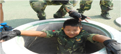 青少年军事冬令营提升孩子的责任心