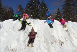 在滑雪冬令营会有雪地摔跤活动吗？