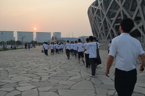 夕阳下的奥林匹克公园